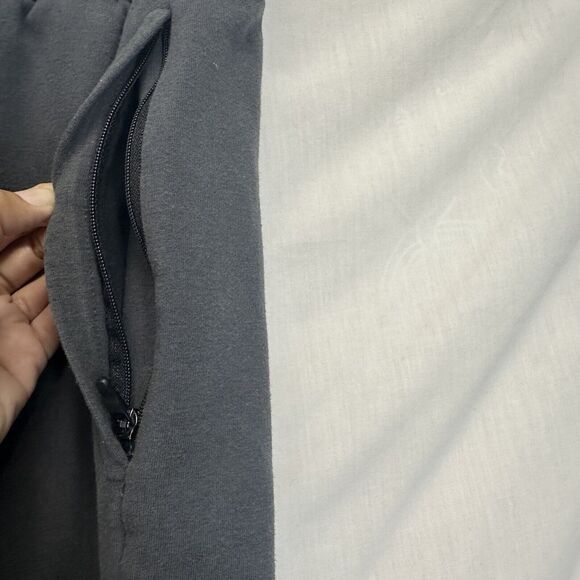 Gymshark Womens Joggers Pull On Size Small Black Athleisure Pants Zipper Side He - Picture 7 of 12